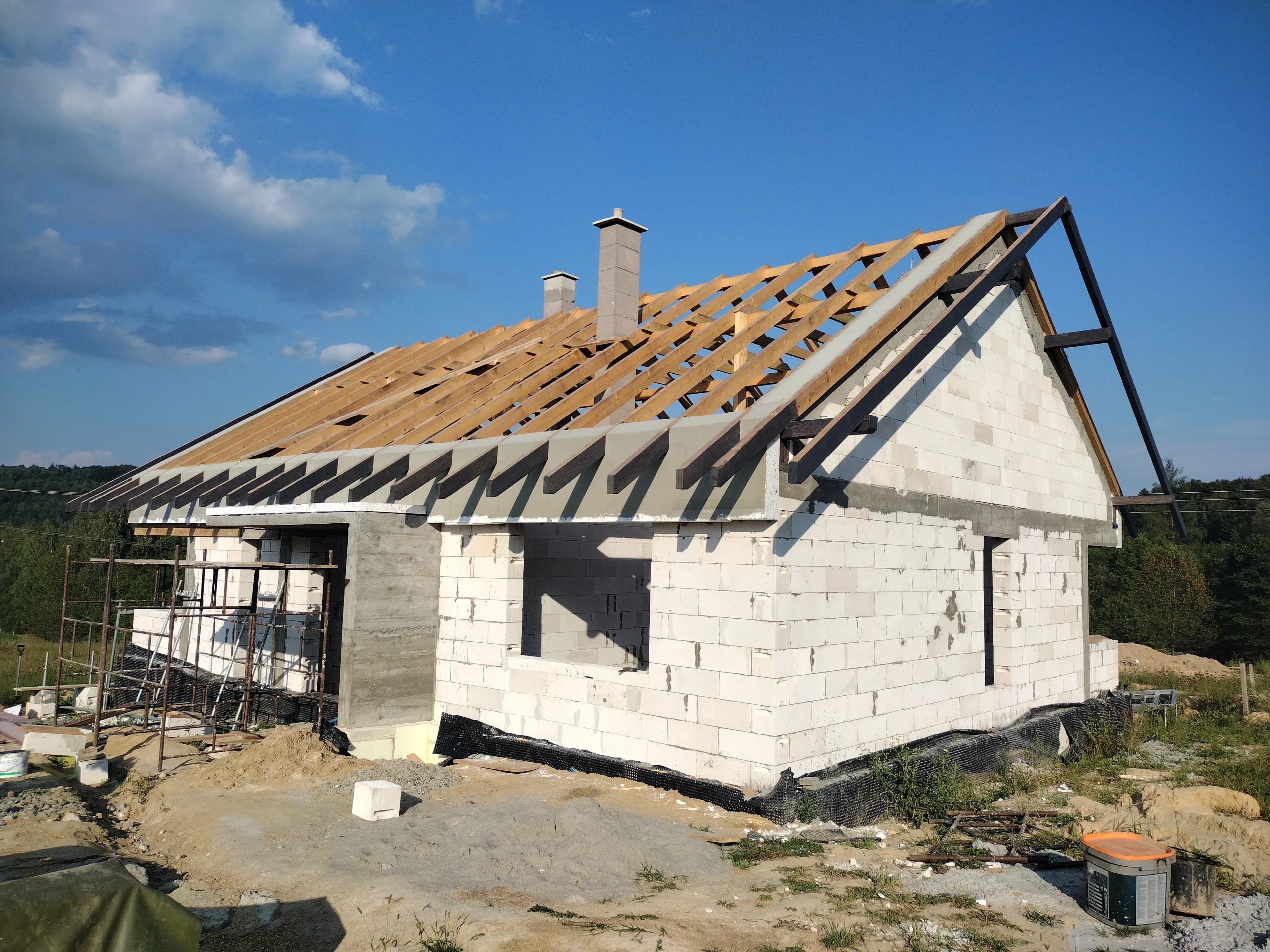 Realizacja domu jednorodzinnego w Zabratówce